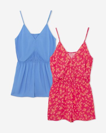 Simply Be 2 Pack Value Beach Playsuits