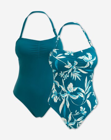 2 Pack Value Bandeau Swimsuits