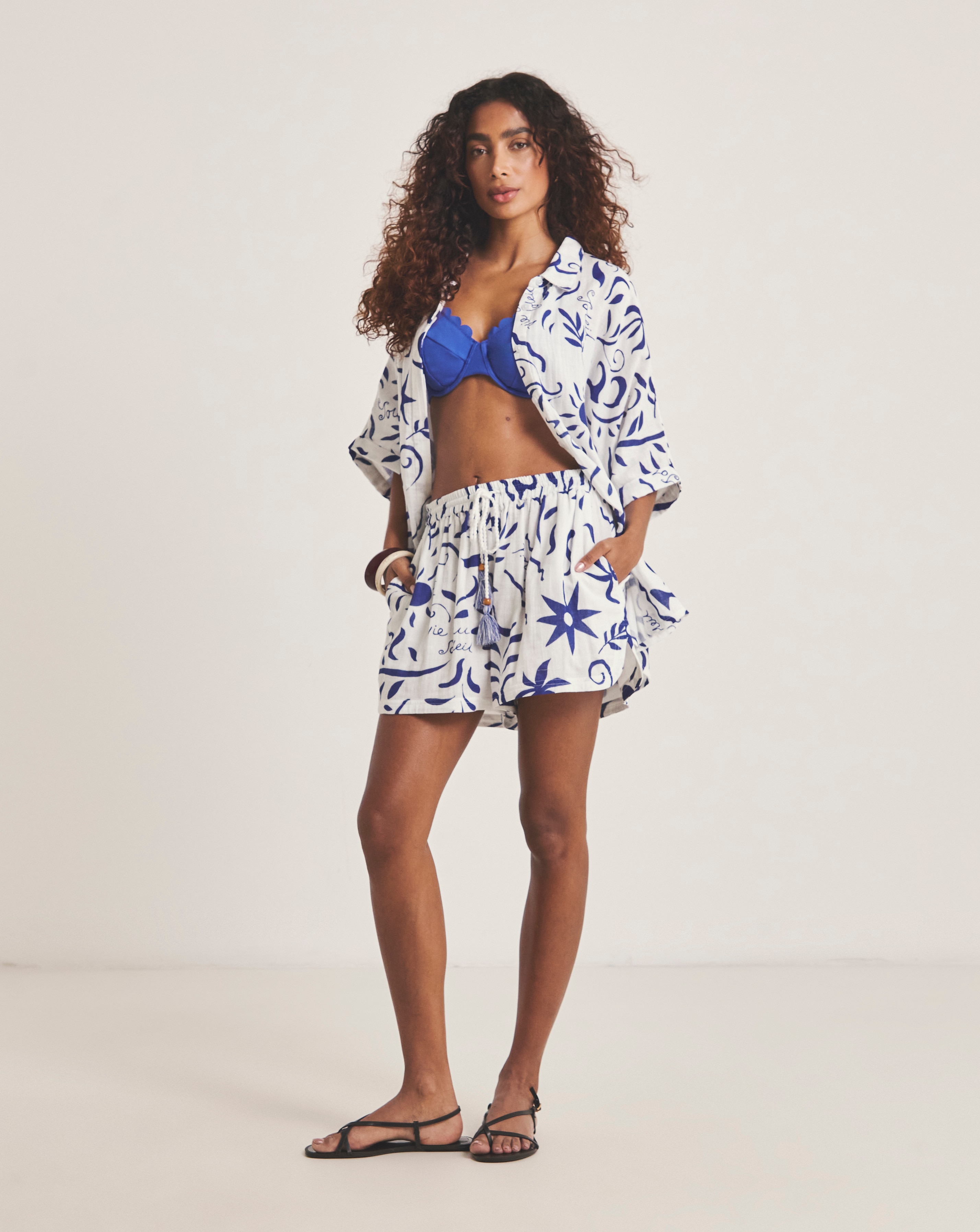 New In - Oversized Beach Shirt and Short Co-ord