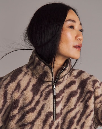 Sweaty Betty Plush Half Zip Printed Fleece
