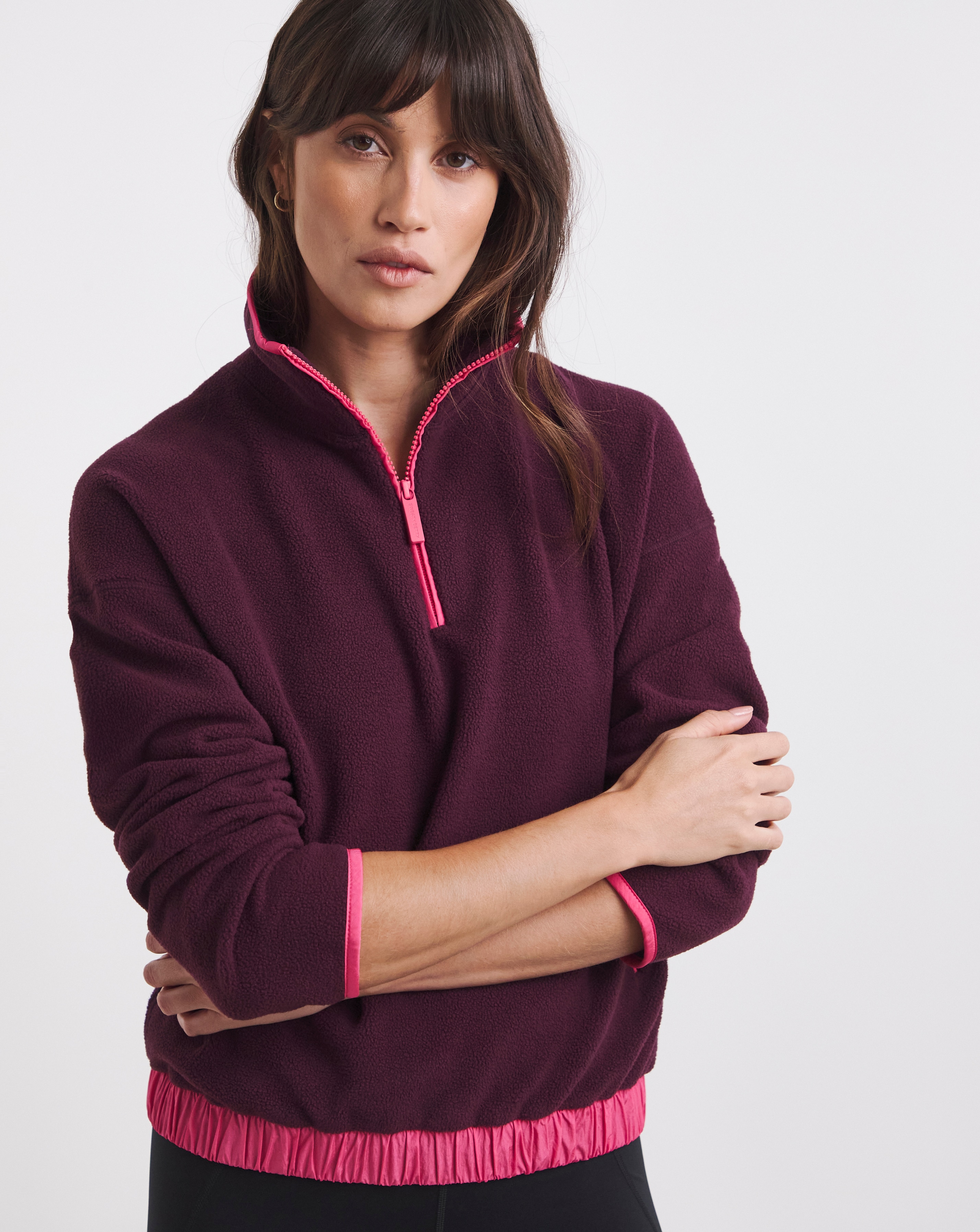 Sweaty Betty Mallow 1/2 Zip Pullover