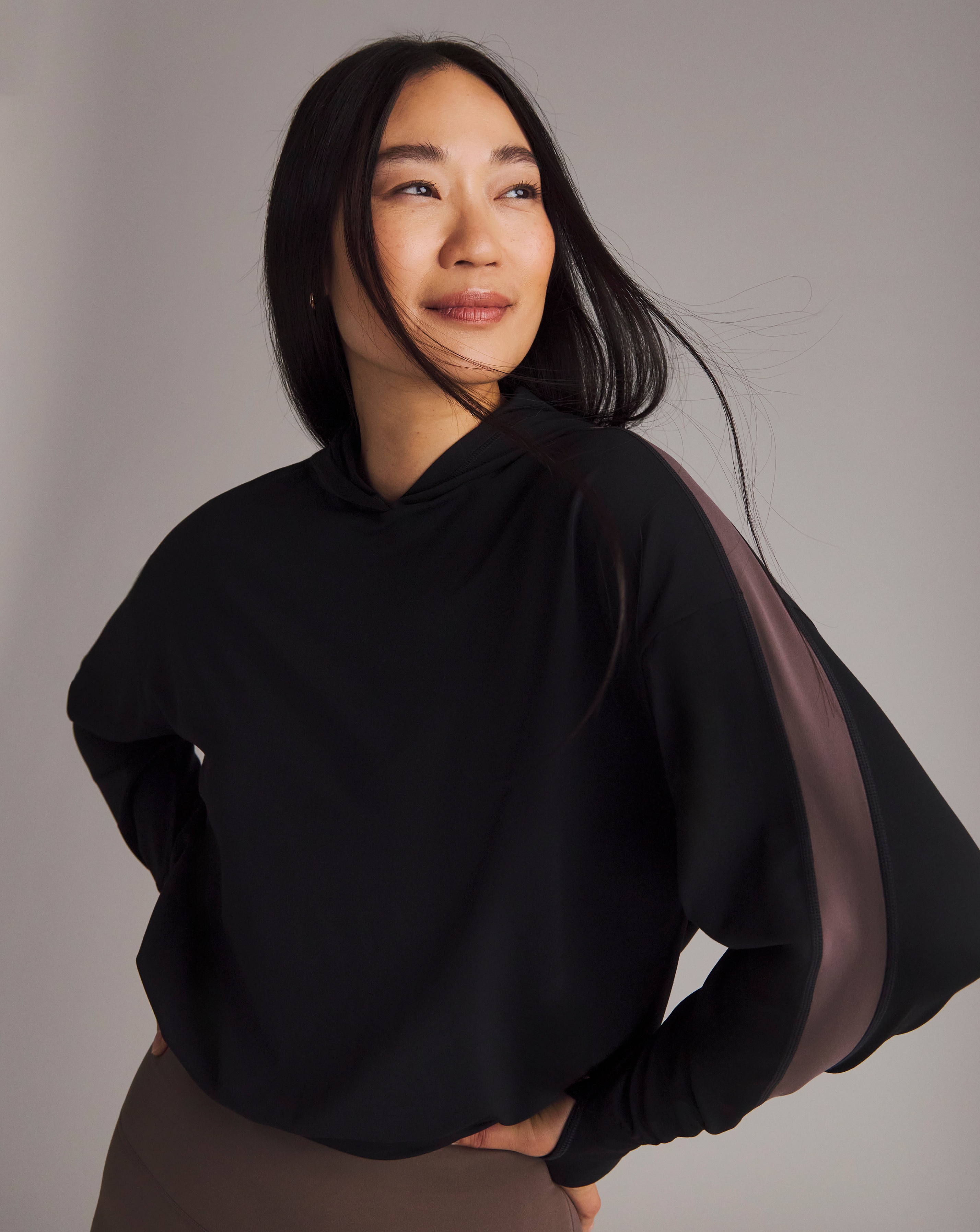 New In - Sweaty Betty All Day Side Stripe Hoodie