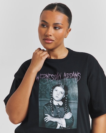 Black Wednesday Addams License T-Shirt