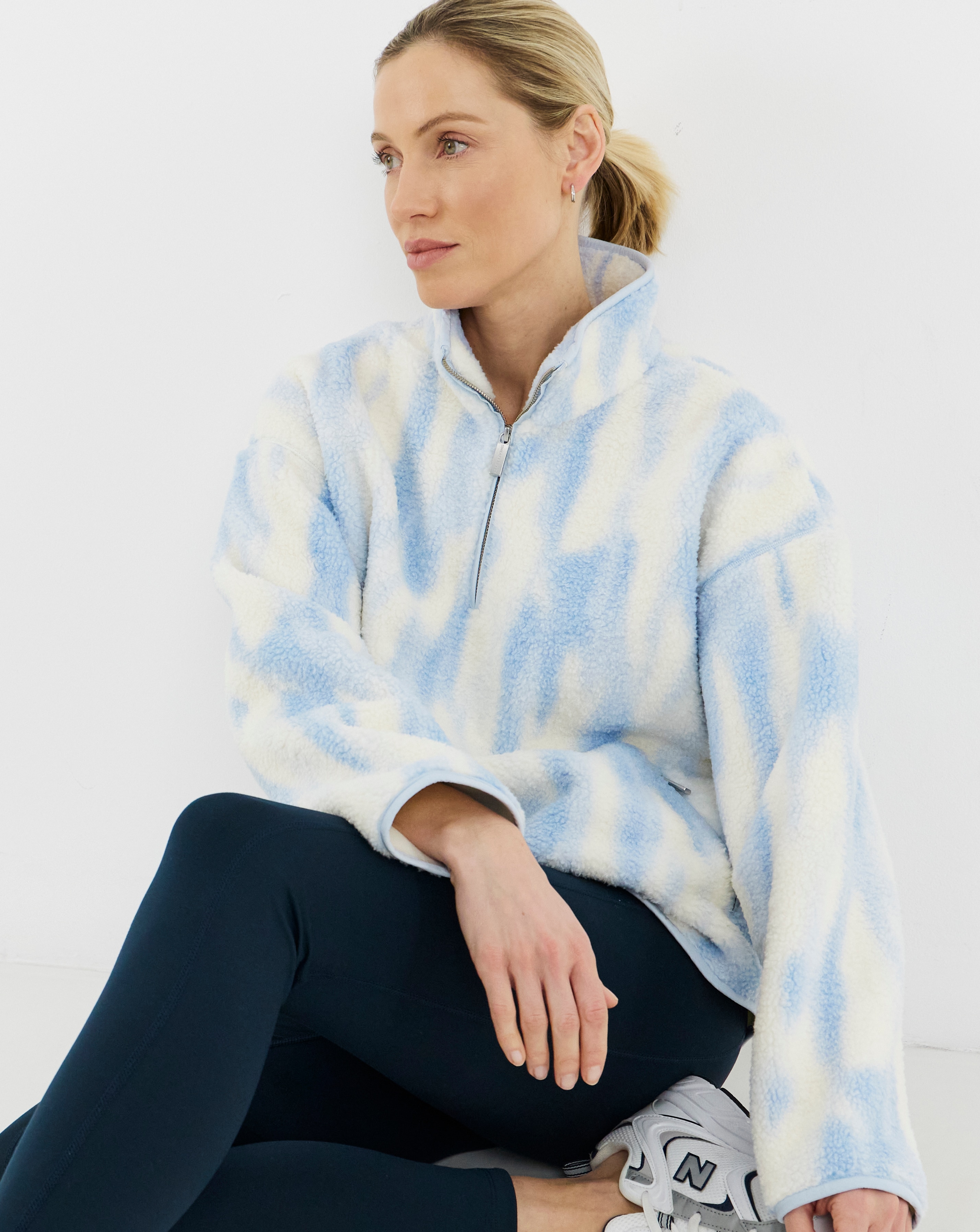 New In - Sweaty Betty Plush Half Zip Fleece