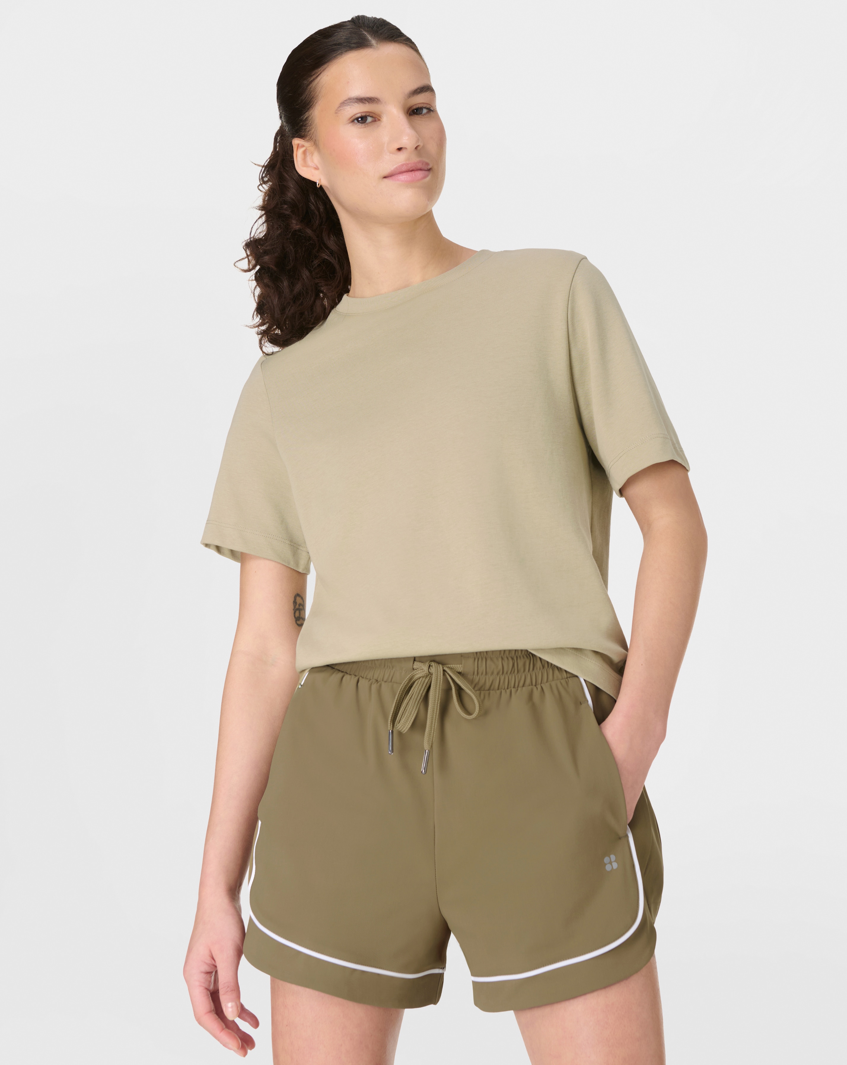 New In - Sweaty Betty Explorer Track Piped Short