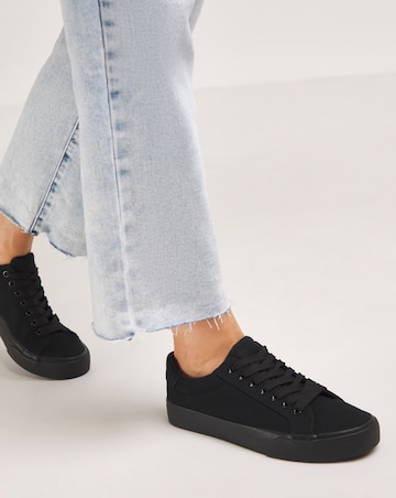 Lace Up Leisure Pumps Extra Wide Fit