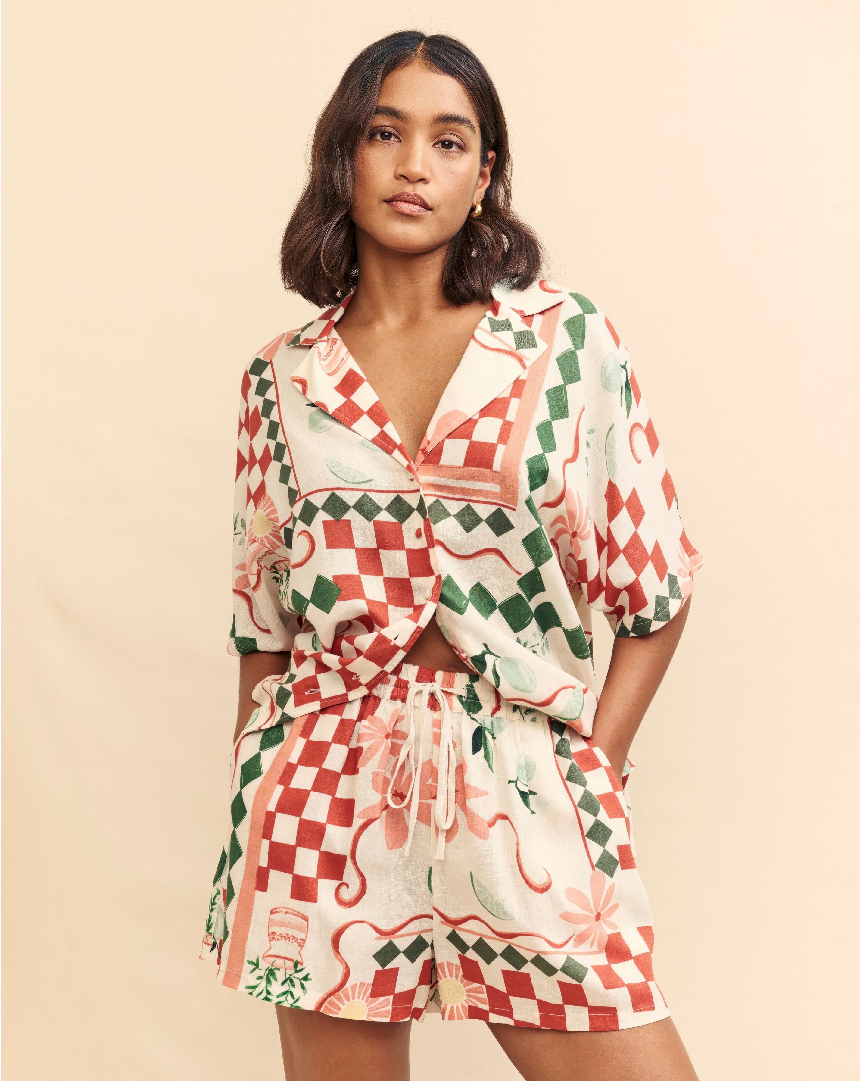 Nobody's Child Linen-blend Short