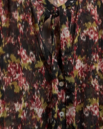 Mango Semi- Transparent Flowy Blouse