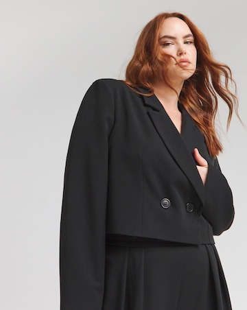 Flounce London Black Tailored Blazer