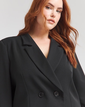 Flounce London Black Tailored Blazer