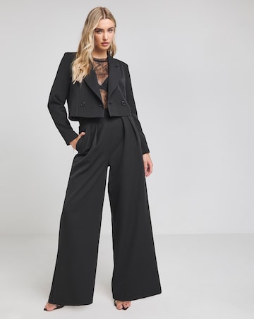Flounce London Black Tailored Blazer