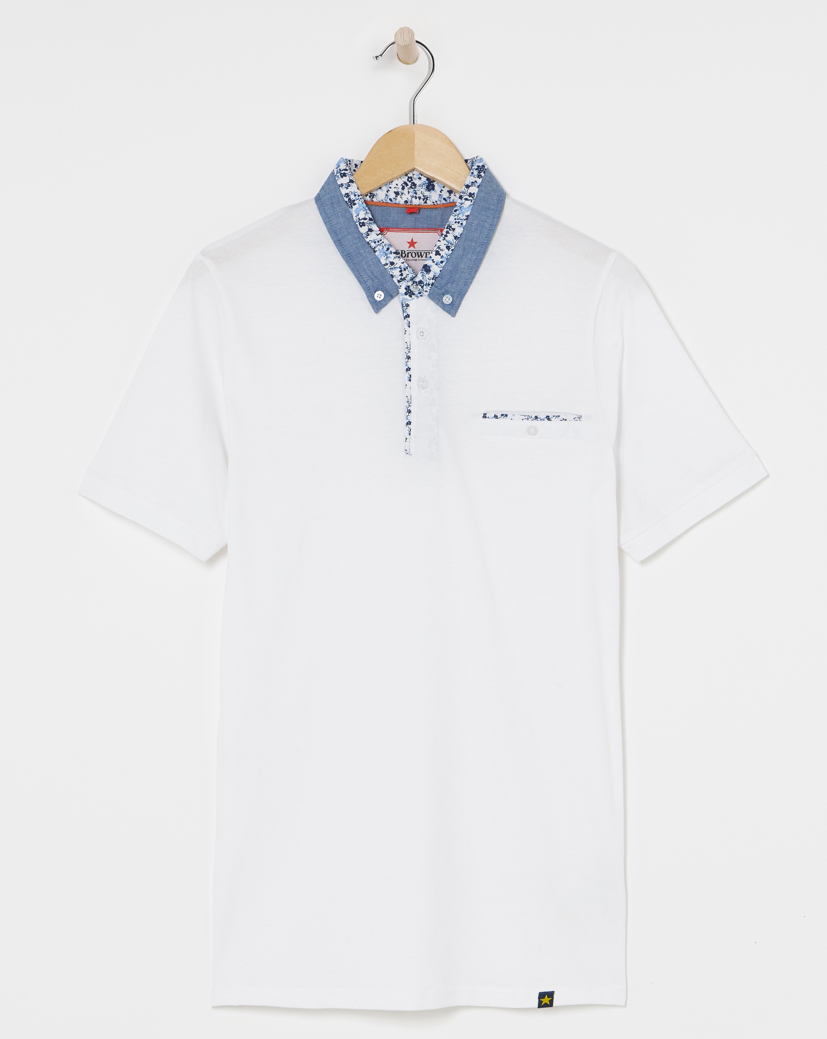 Joe Browns Printed Collar Polo Long