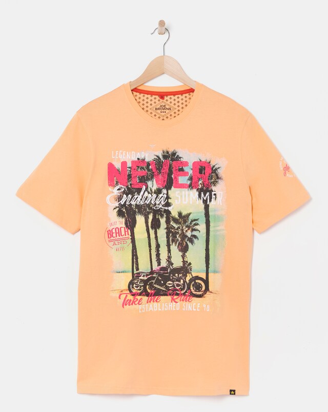 Joe Browns Palm Tree T-Shirt Long Length