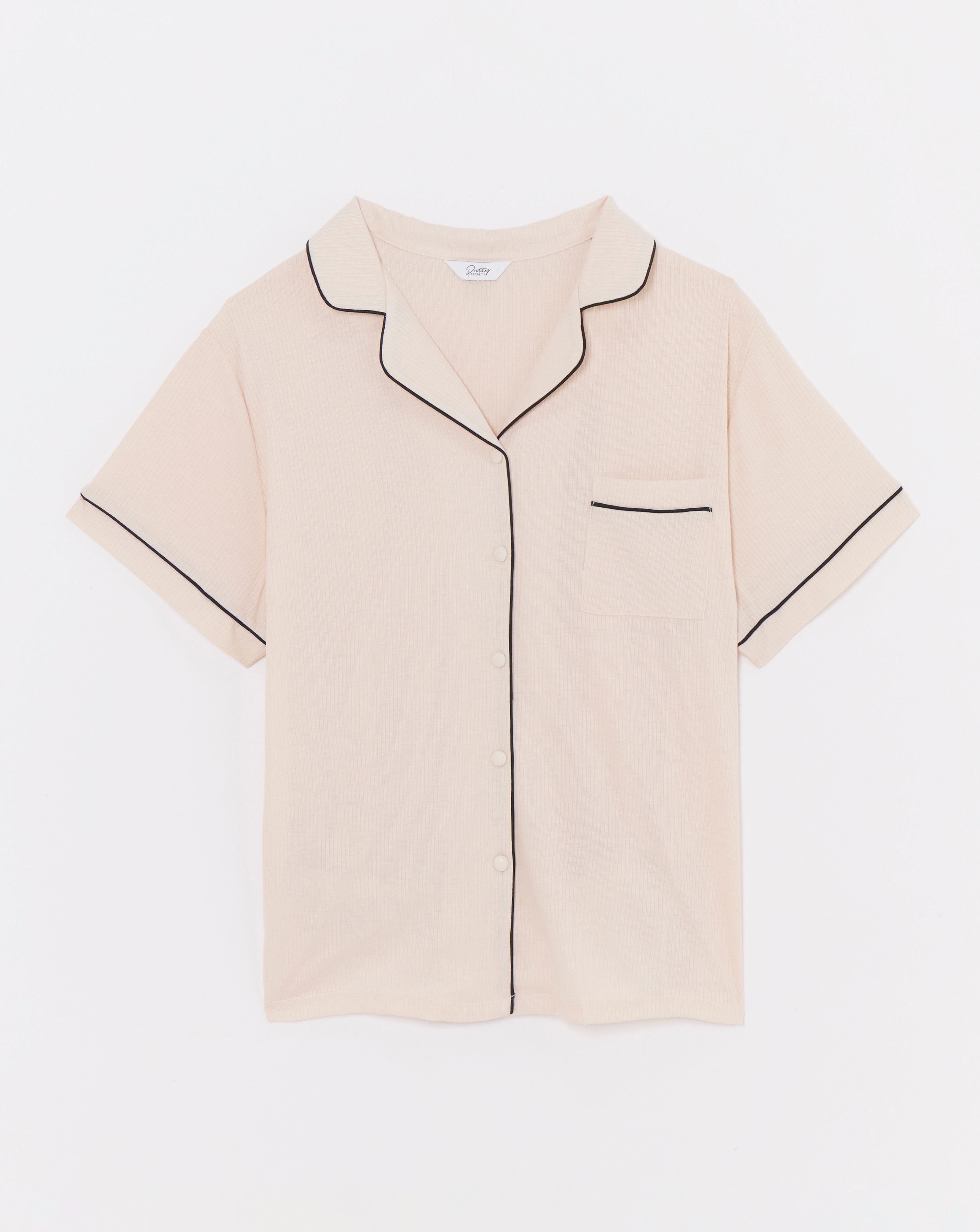 Pretty Secrets Supersoft Ribbed Pj Set