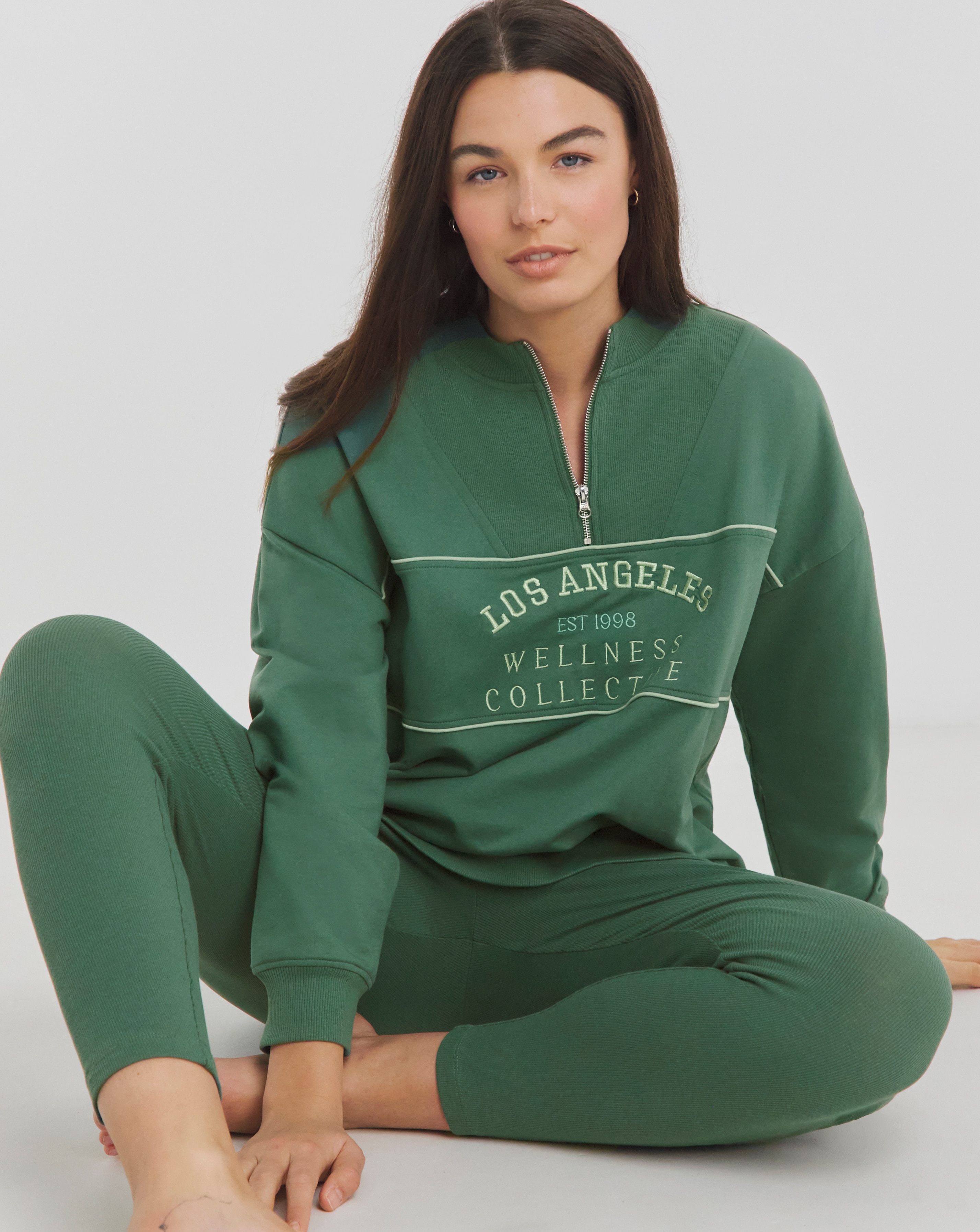 Quarter Zip Lounge Set