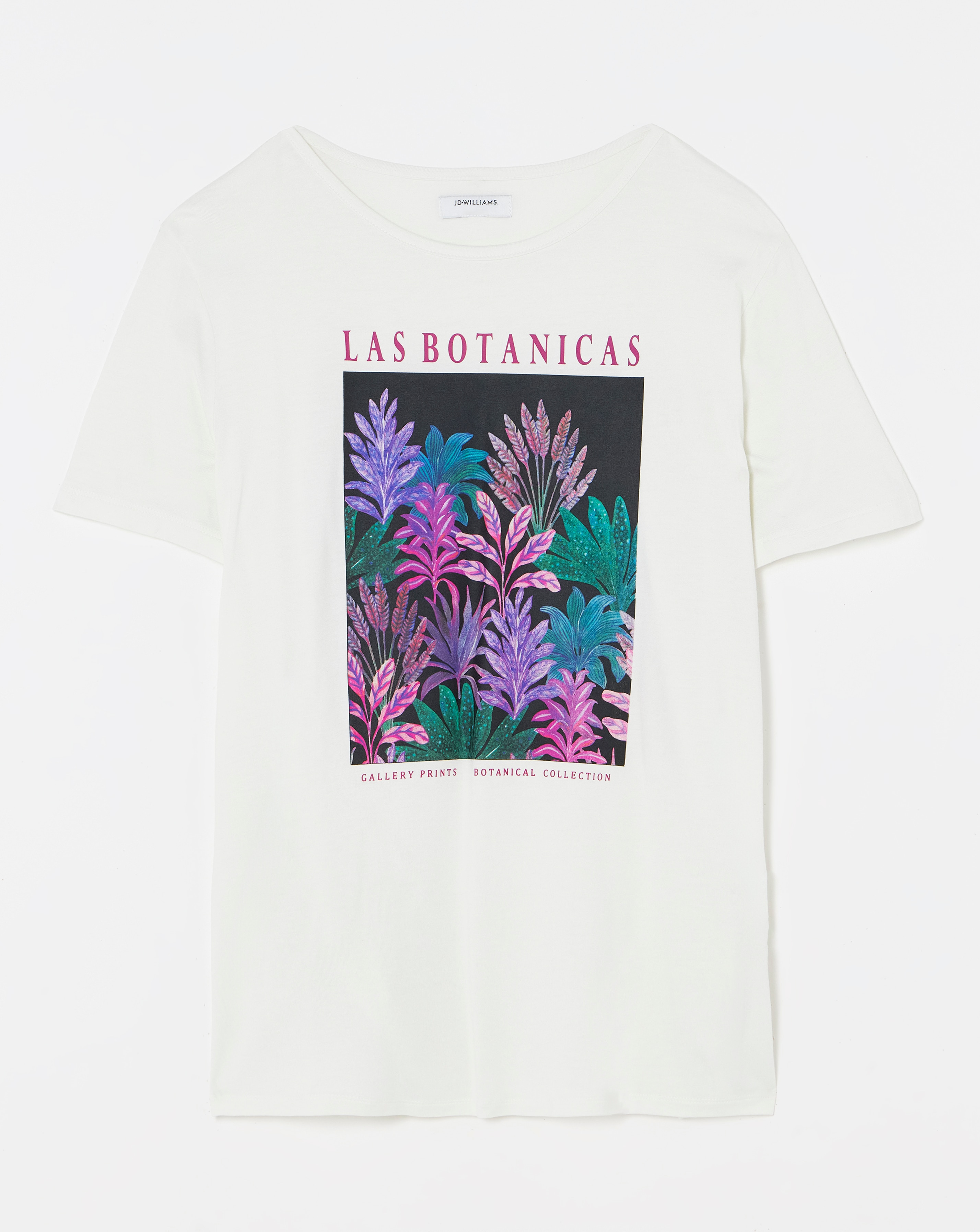 Graphic Tee PJ Set Floral Print