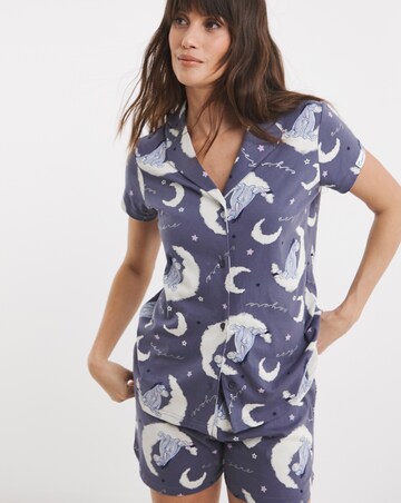 Disney Eeyore Cloud Print Pyjama Short Set