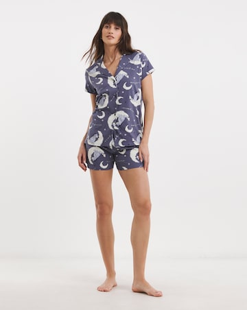 Disney Eeyore Cloud Print Pyjama Short Set
