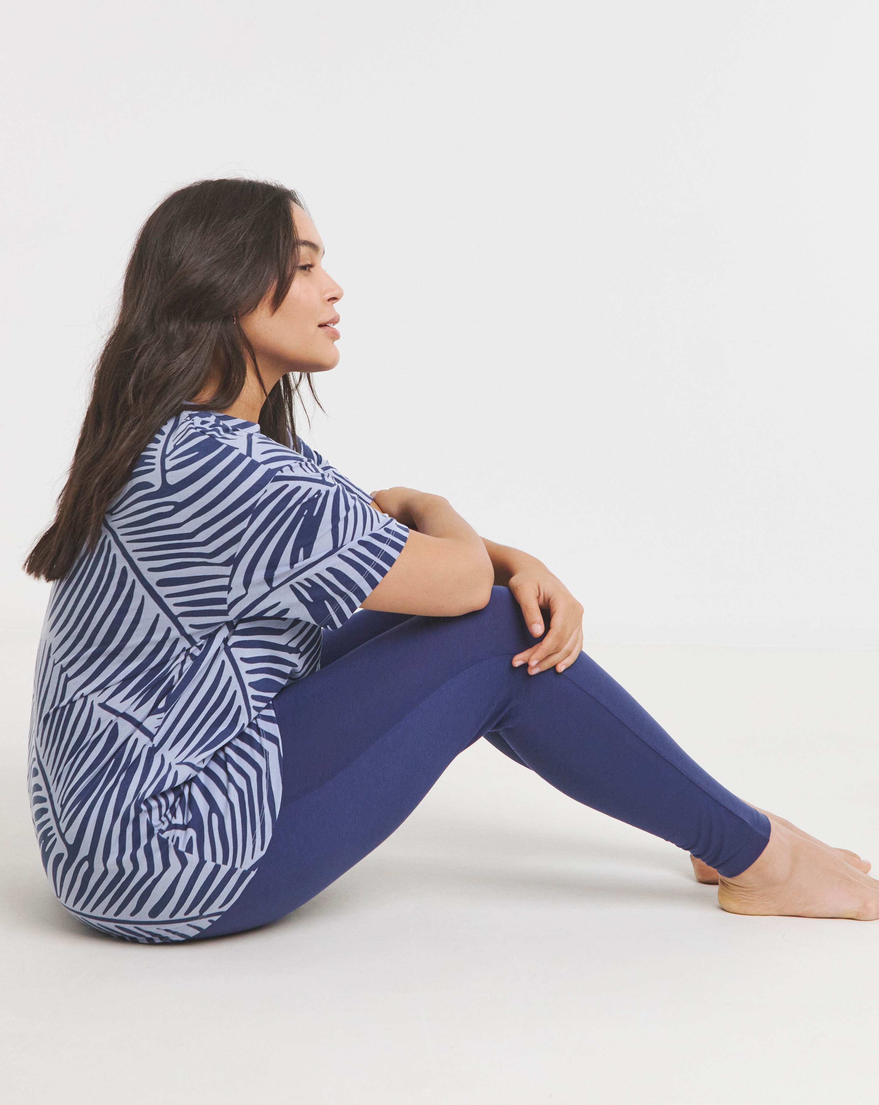 Palm Print Value Legging Set