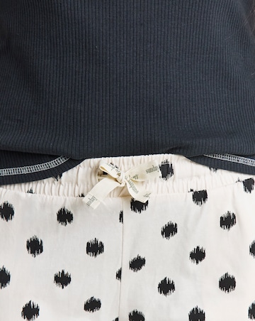 Simply Be (2 Pack) Ribbed Vest Pyjama Shortie Sets