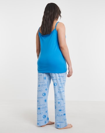 Sunshine Print Value Vest Pyjama Set