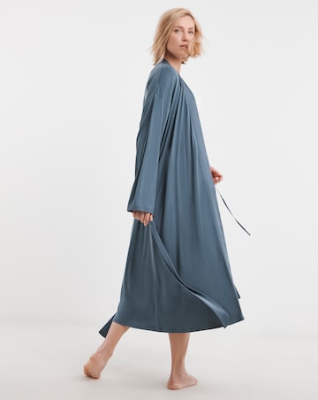 Cool Stretch Satin Midi Gown