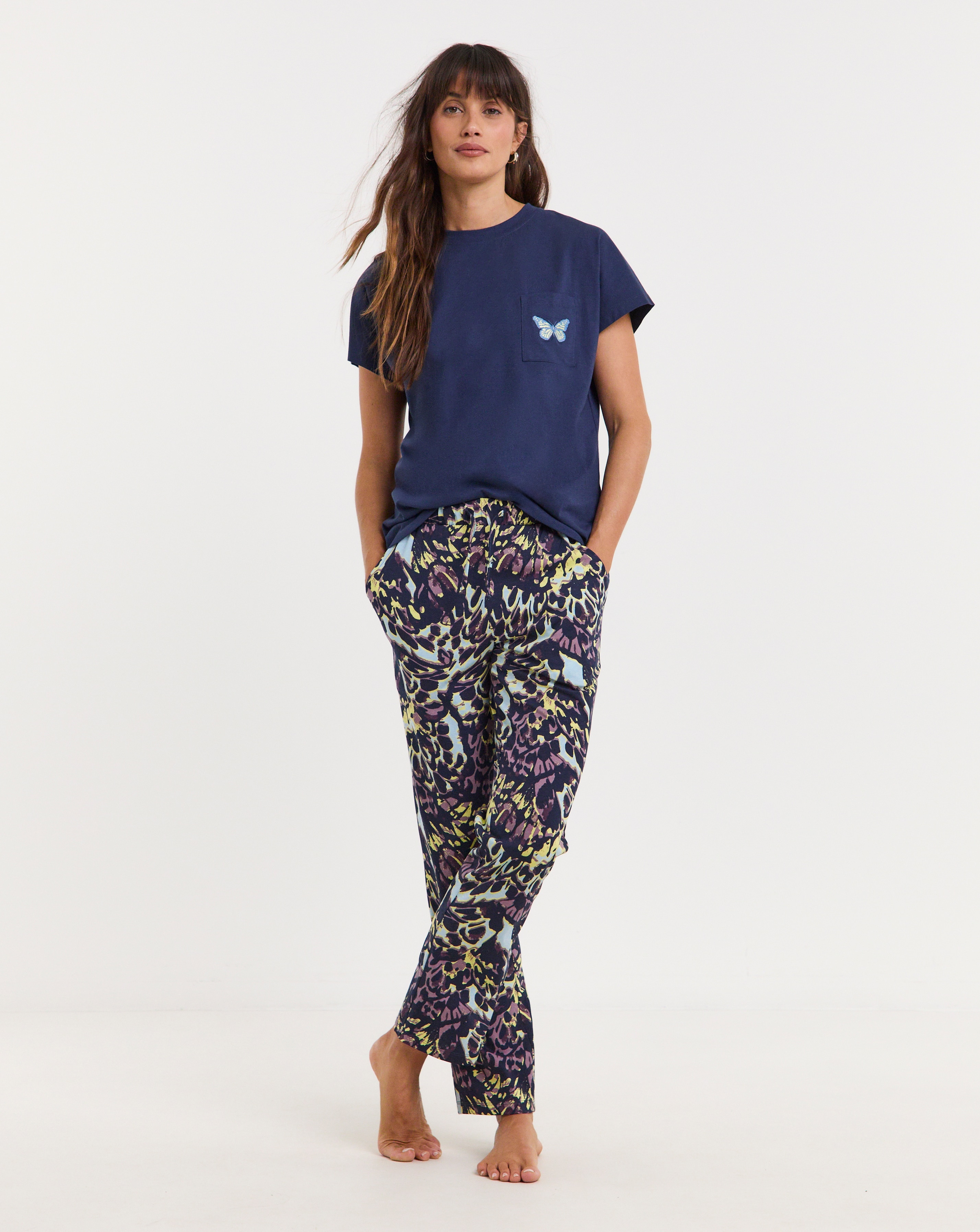 Butterfly Print Pyjama Set