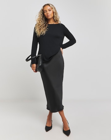 Leopard Print Bow Back Top