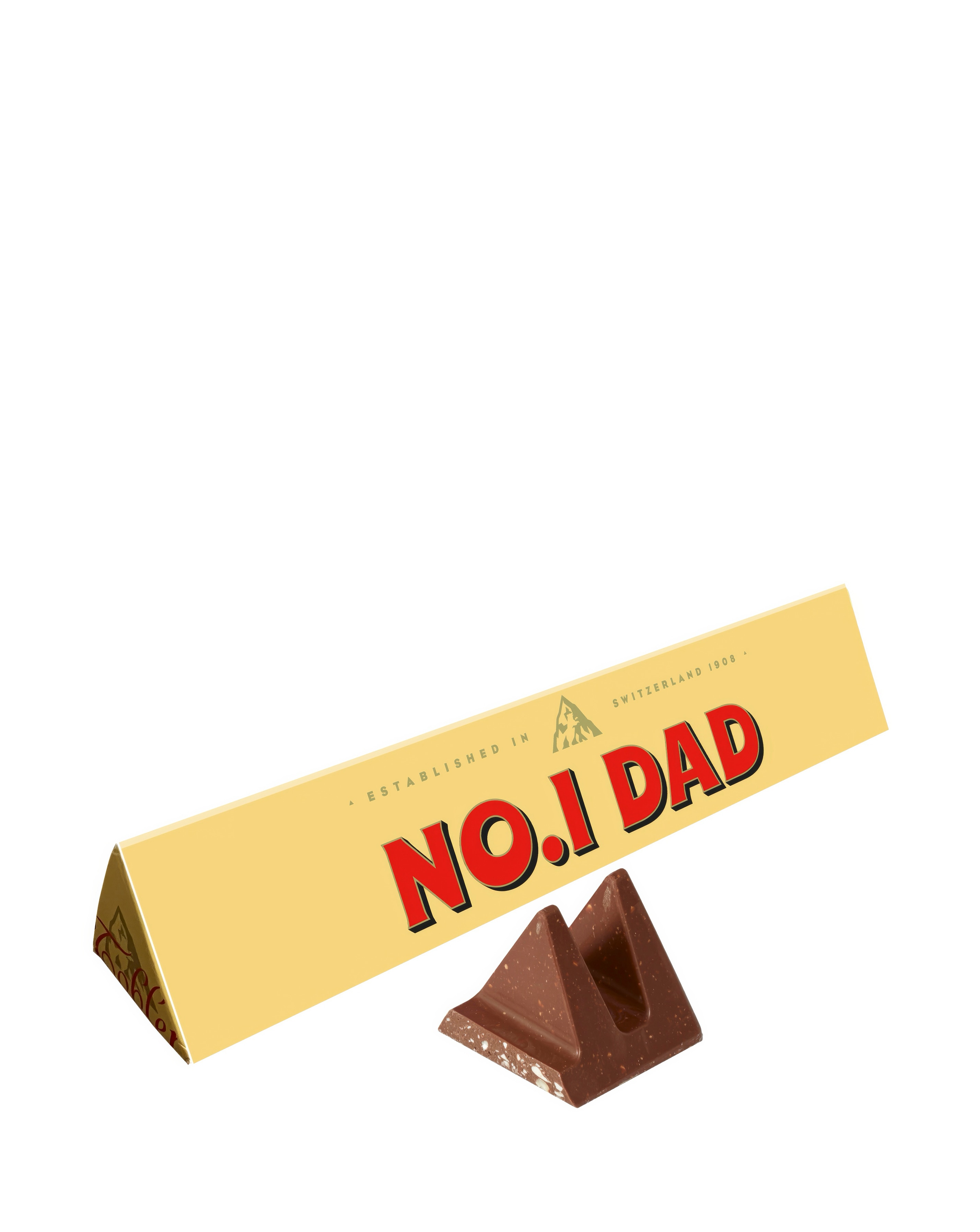 Toblerone No.1 Dad Milk Chocolate Bar