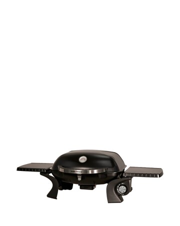 George Foreman Portable 1 Burner Gas BBQ with Trolley