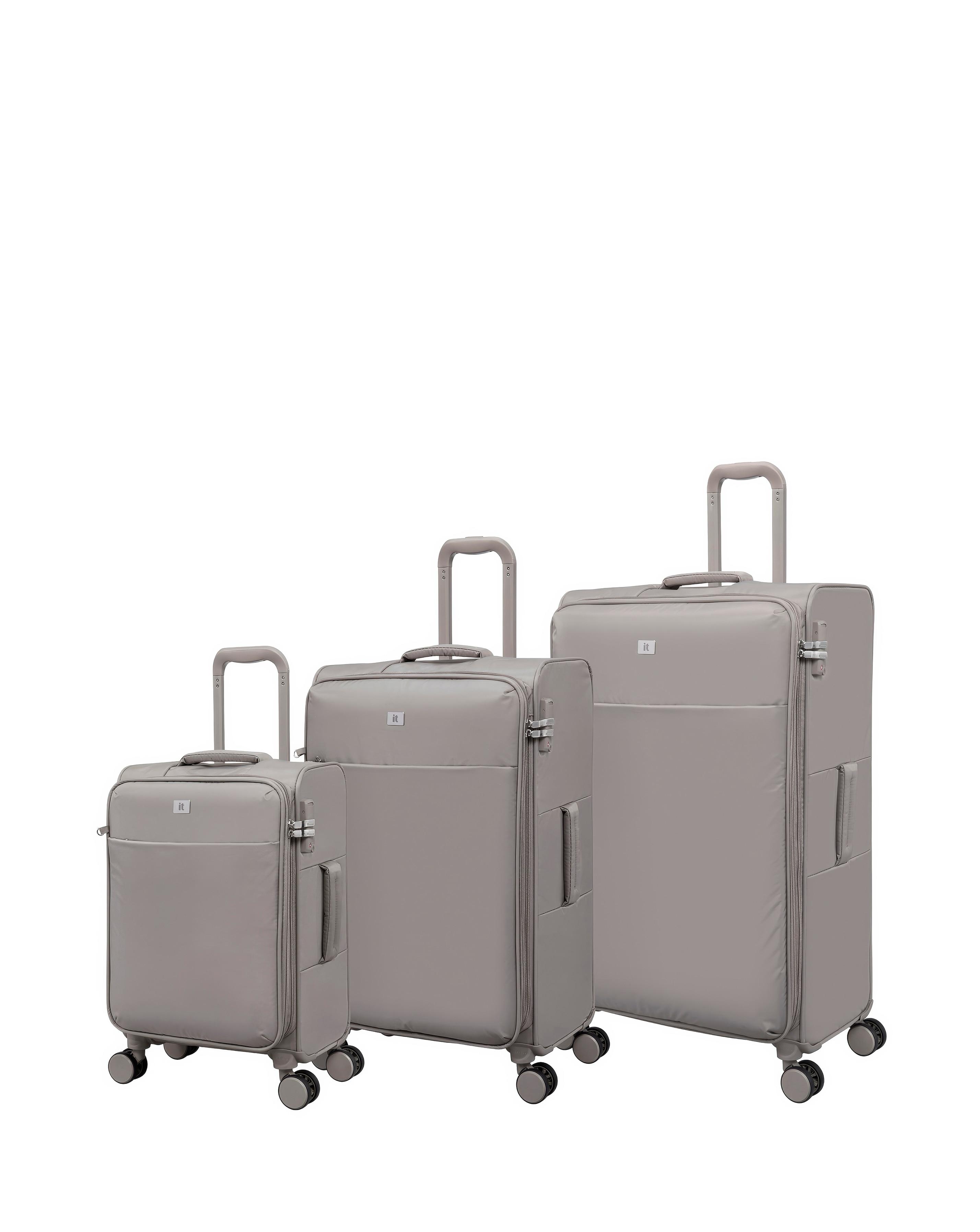 IT Luggage Lustrous 3pc Suitcase Set