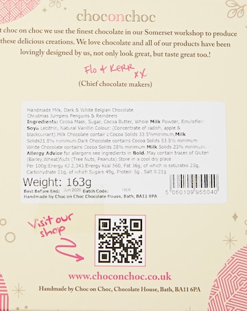 Choc on Choc Belgian Chocolate Milk And White Christmas Jumpers