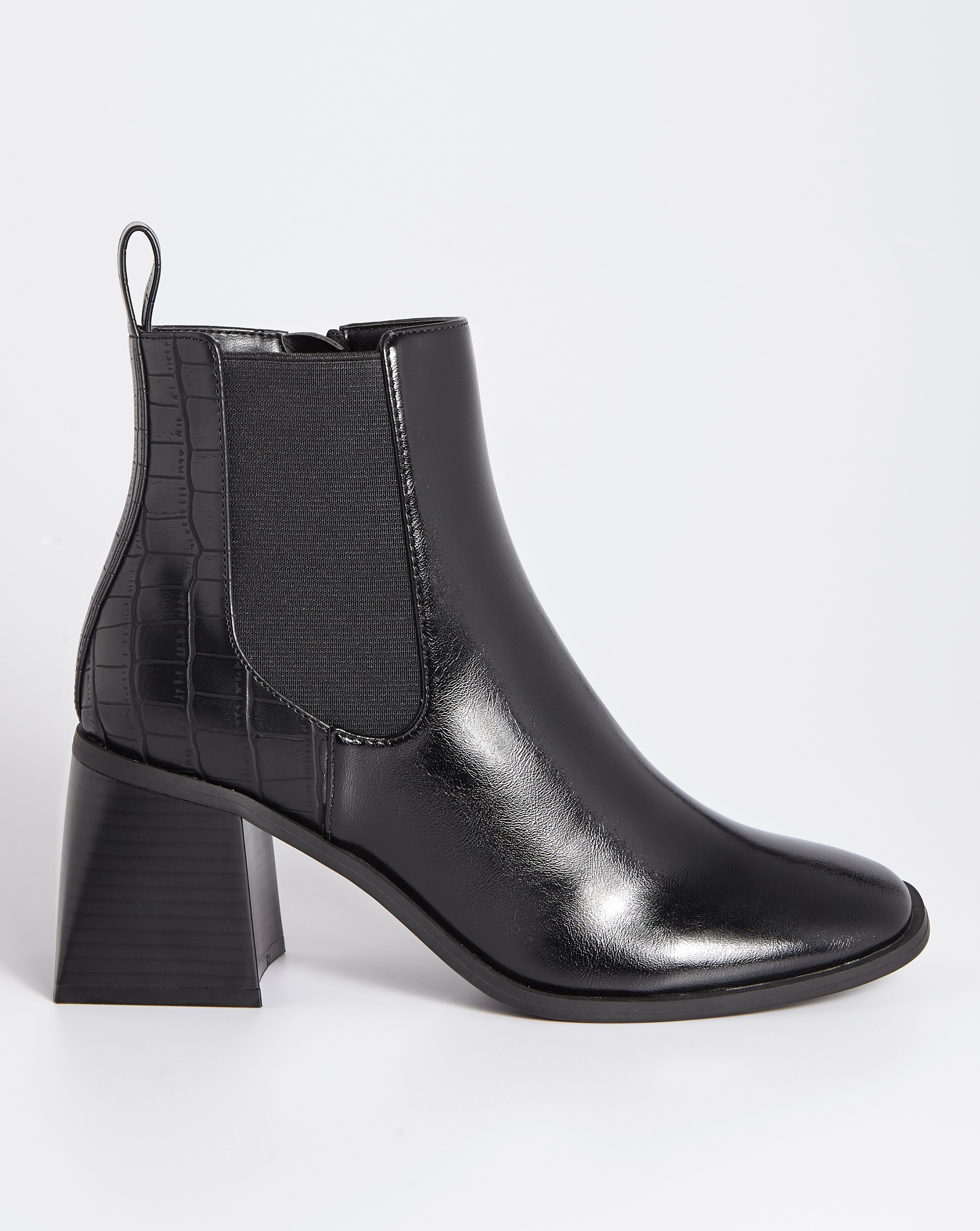 Heel Ankle Boots Wide Fit | J D Williams