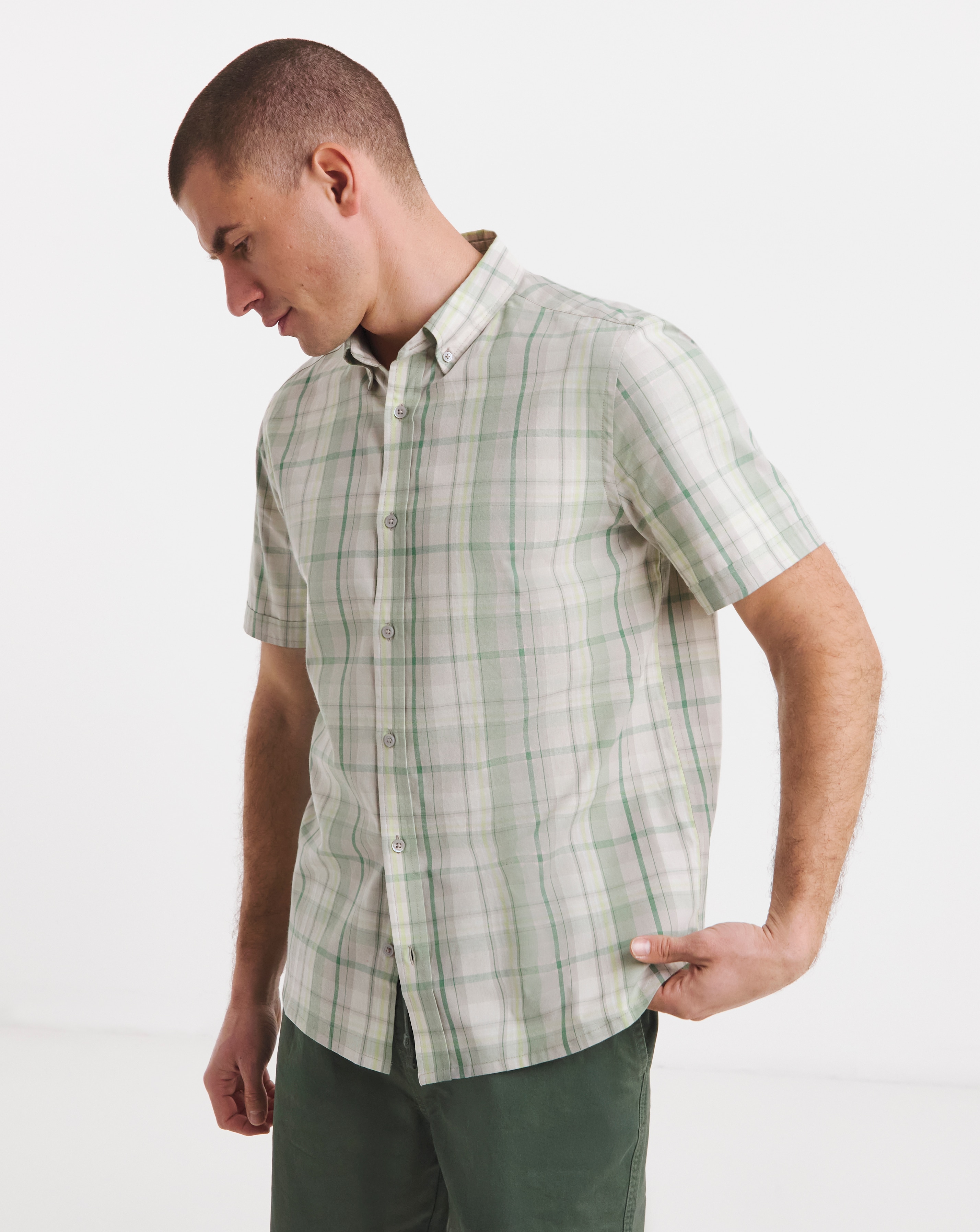 New In - Oxford Check Short Sleeve Shirt