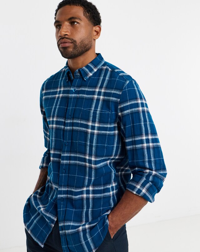 New In - Long Sleeve Check Flannel Shirt