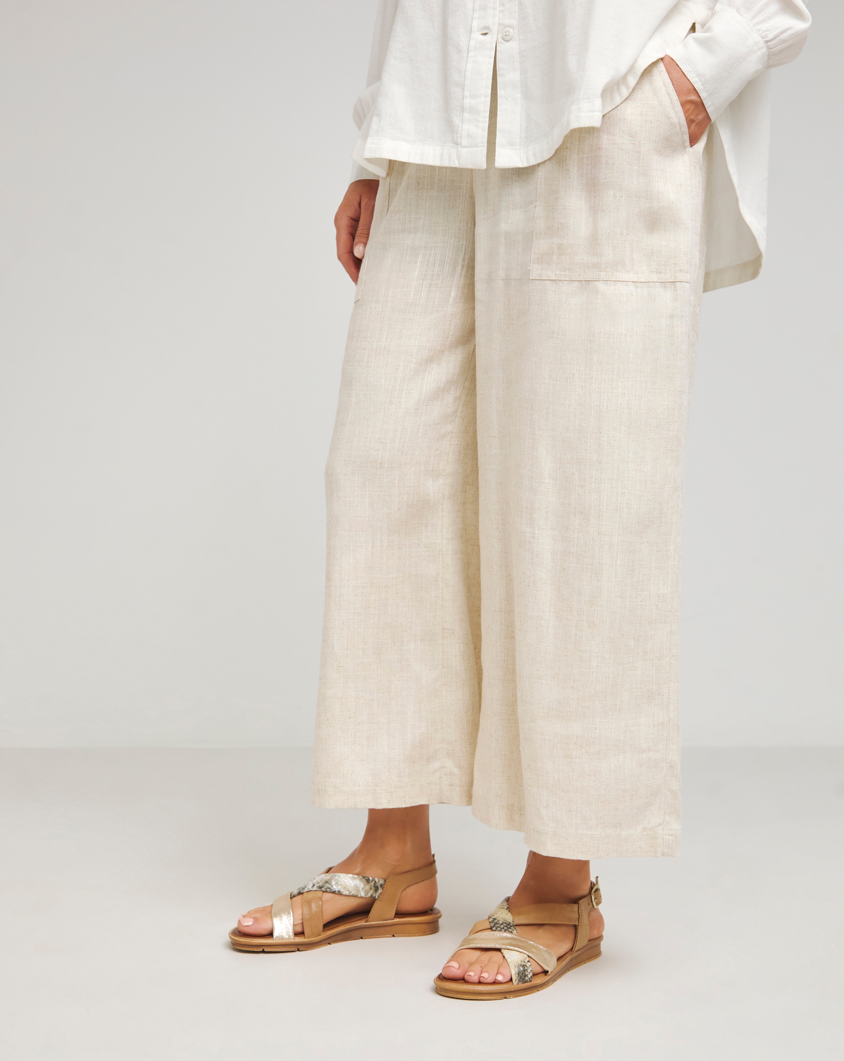 Leather Tubular Sandal D Fit