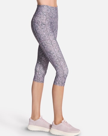 Skechers Go Flex Leopard Printed Capri Leggings