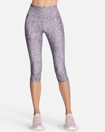 Skechers Go Flex Leopard Printed Capri Leggings