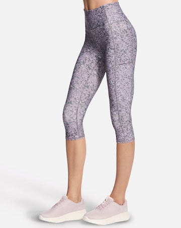 Skechers Go Flex Leopard Printed Capri Leggings