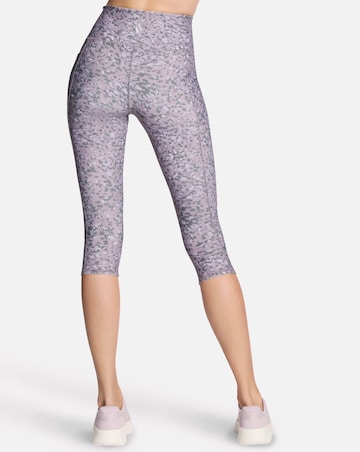 Skechers Go Flex Leopard Printed Capri Leggings