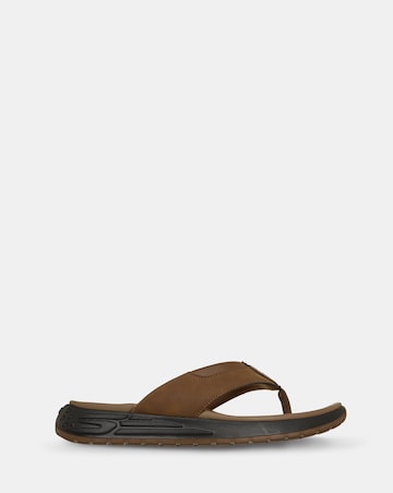 Skechers Street Retro Jogger Tate Thong Sandal - Brown