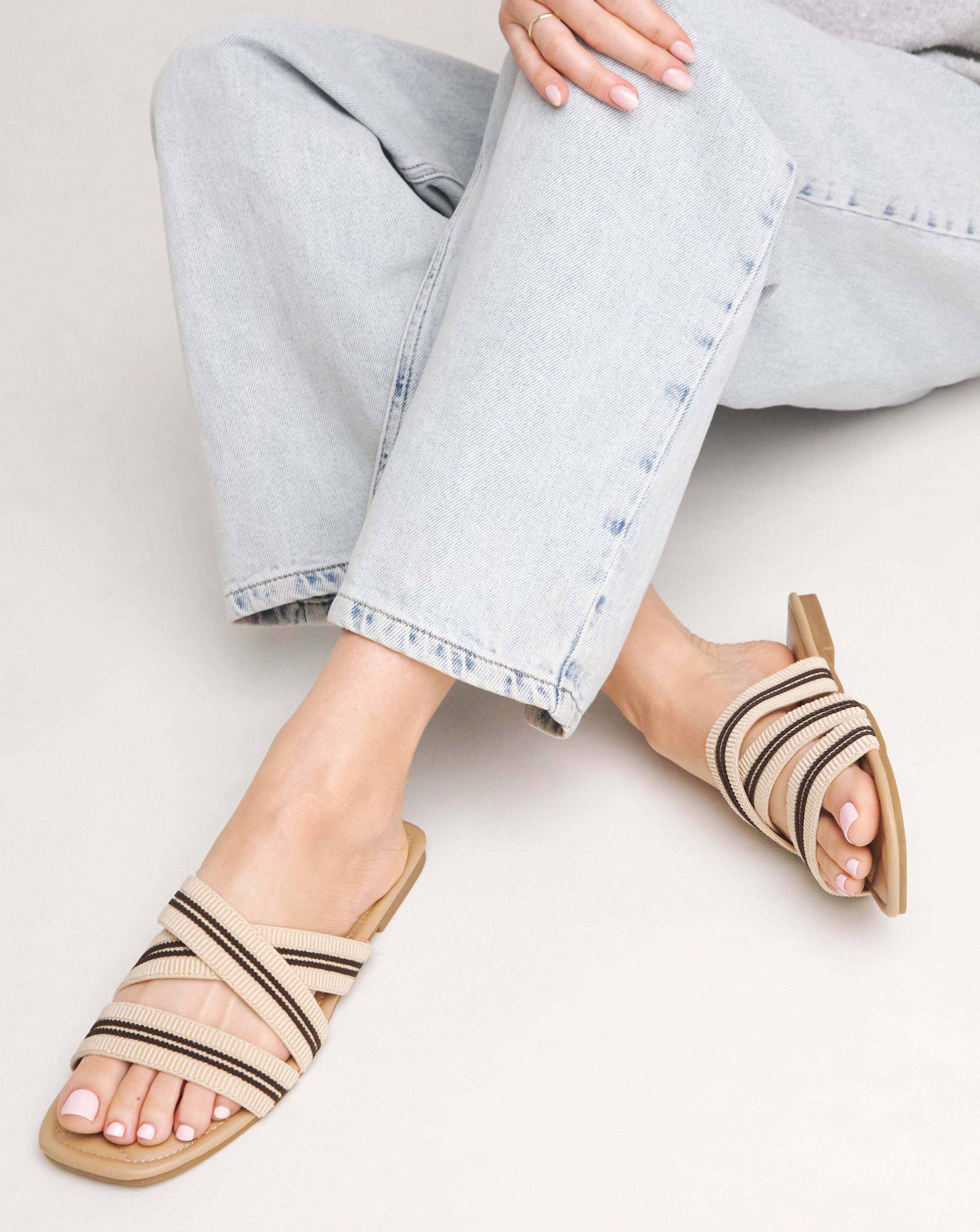 Simply Be Mule Flat Sandal Wide