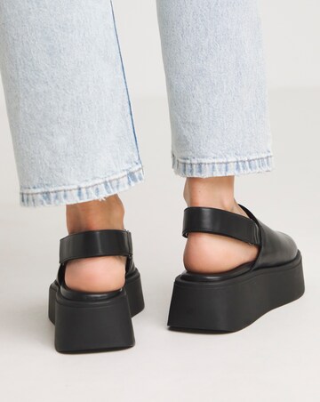 Maddie Slingback Flatform Sandals - Extra Wide Fit (EEE)