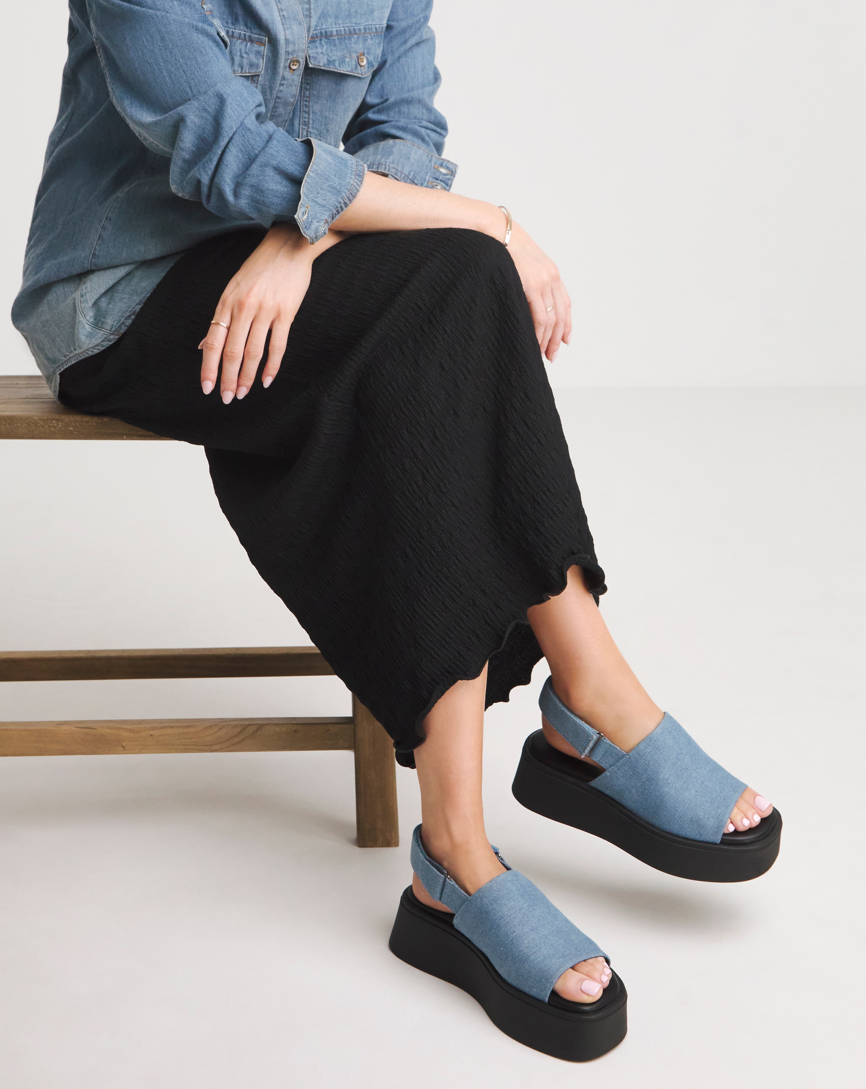 Simply Be Flatform Sandal Wide