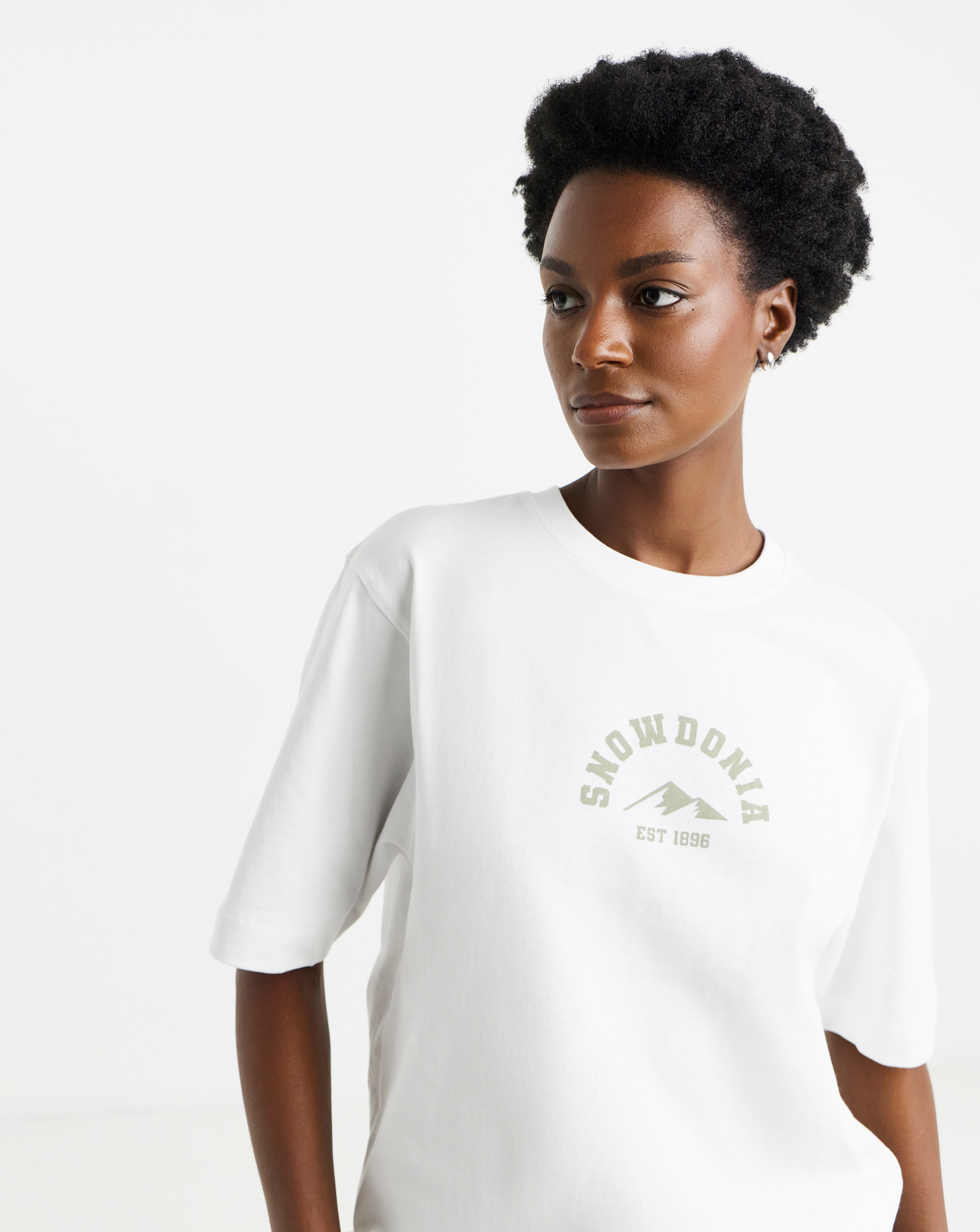 New In - Snowdonia Graphic Oversized T-Shirt