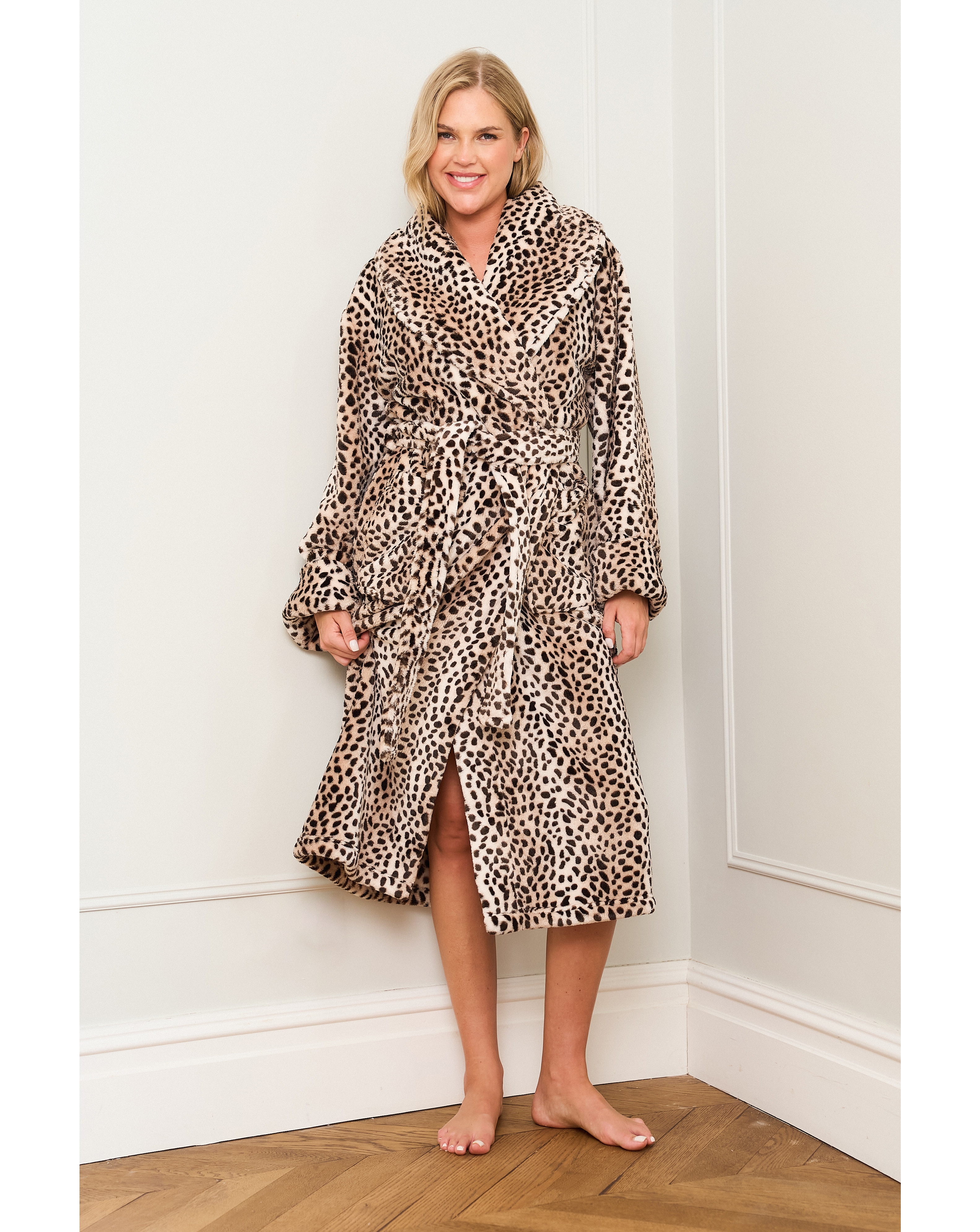 Animal Print Dressing Gown