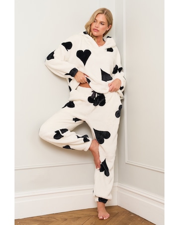 JimJamTheLabel Large Heart Print Twosie