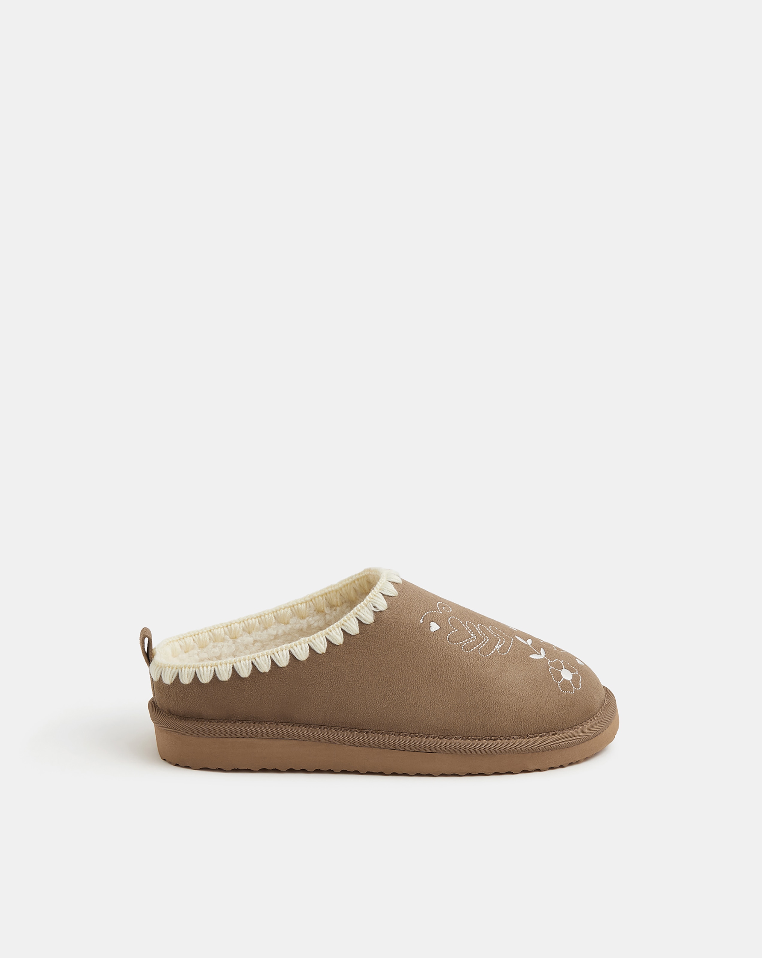 Accessorize Embroidered Mule Slippers