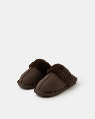 Accessorize Suedette Mule Slippers