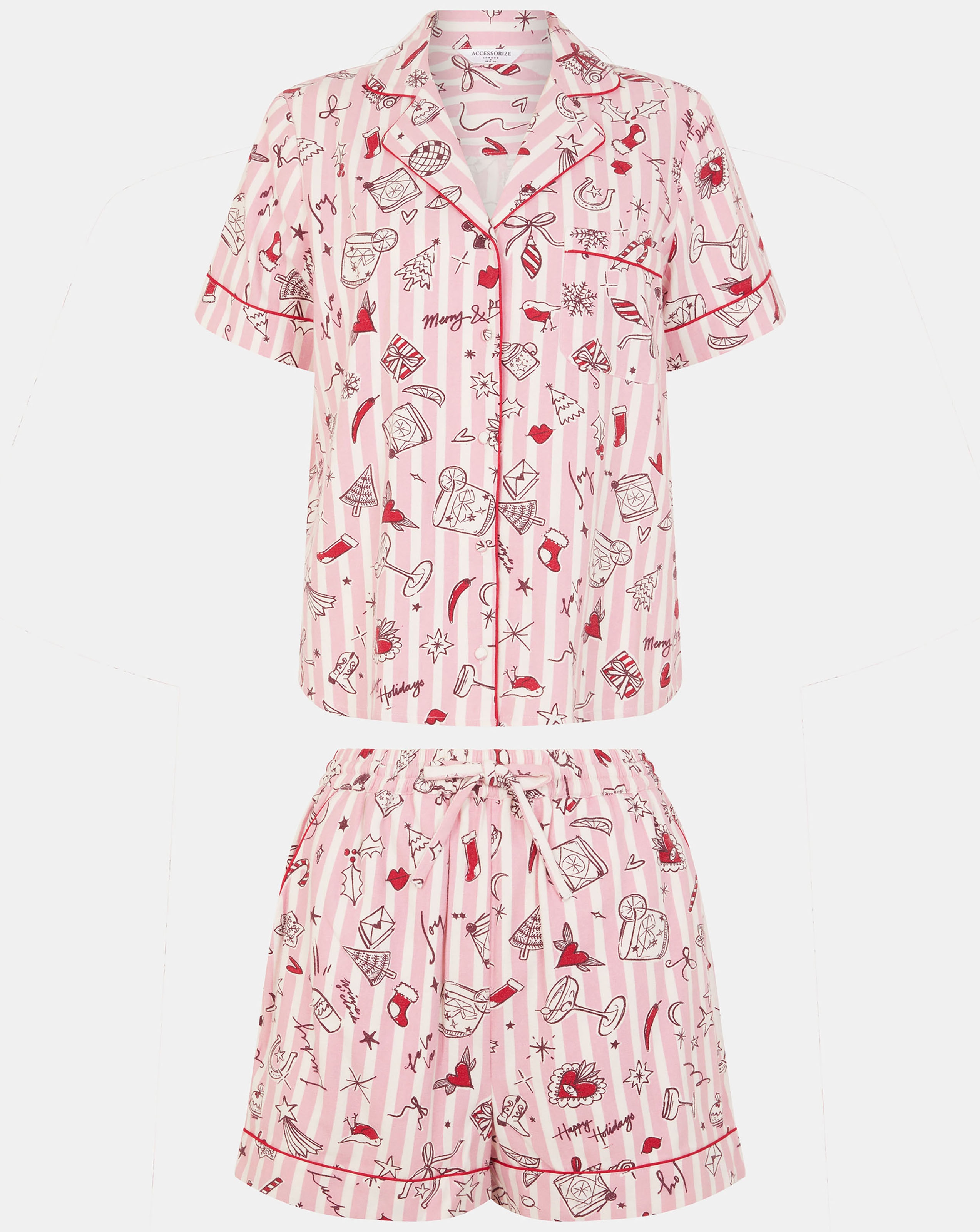 Accessorize Christmas Cocktail Pyjamas